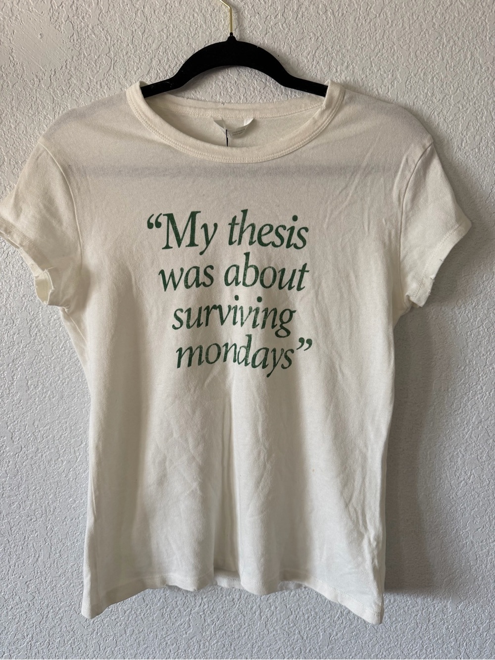Zara Basic 100% Cotton Graphic Tee Size M
